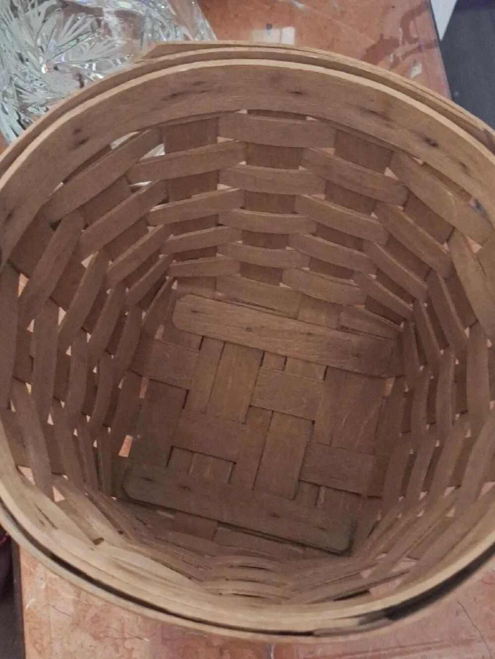 Longaberger handwoven basket